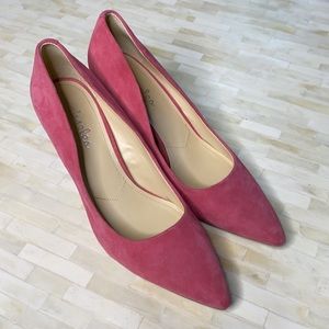 Charles by Charles David Pink Suede Heels | 8M